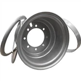 4 Keping 6.5F -10 OTR Wheels Lockring Wheels Untuk Lori Forklift